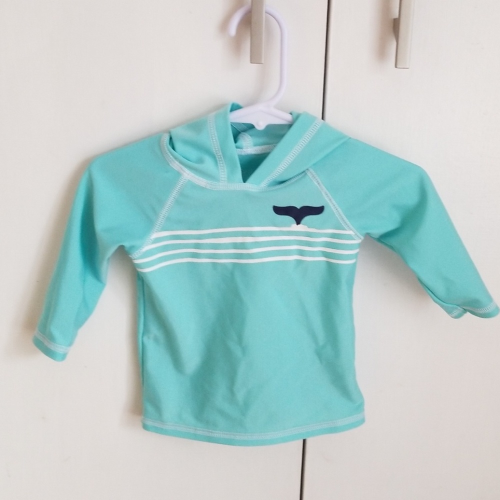 Cat and Jack swim rash guard light blue 3-6m